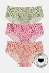 Rosaline Pure Cotton Full Coverage Bold Smears Brief (Pack of 3) — thumbnail 1